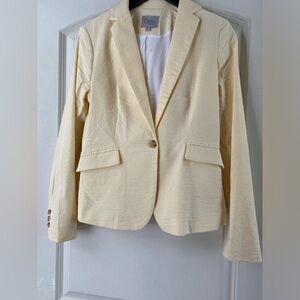 Dalia women’s seersucker blazer. Size S.  NWOT. Lined